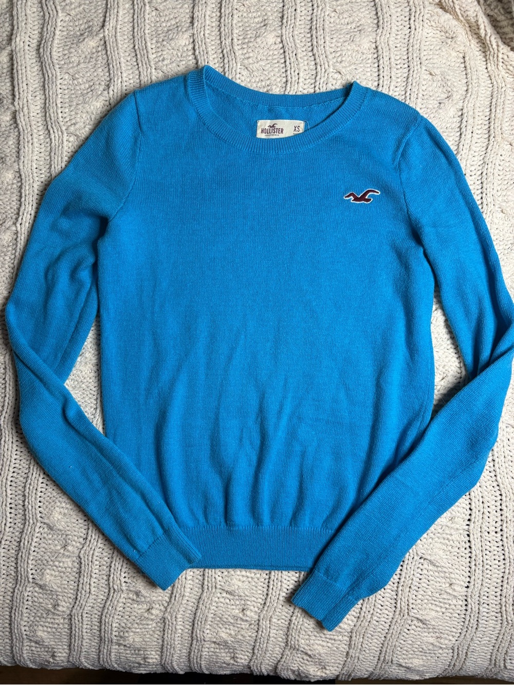 Hollister Women’s Crewneck Sweater - Bright Turquoise